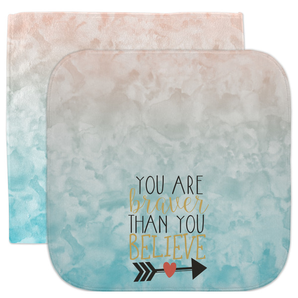 Custom Inspirational Quotes Facecloth / Wash Cloth