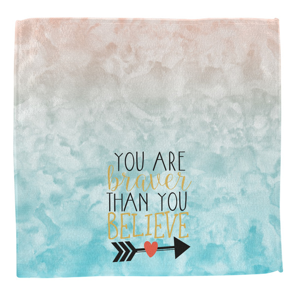 Inspirational Quotes Washcloth - Front - No Soap