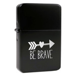 Inspirational Quotes Windproof Lighter - Black - Double Sided