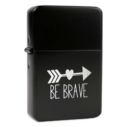 Inspirational Quotes Windproof Lighter - Black - Single Sided