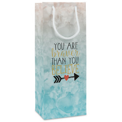 Inspirational Quotes Wine Gift Bags - Matte