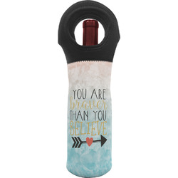 Inspirational Quotes Wine Tote Bag