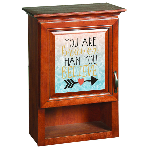 Inspirational Quotes Wooden Cabinet Decal (Medium)