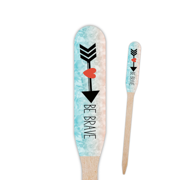 Custom Inspirational Quotes Paddle Wooden Food Picks