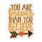 Inspirational Quotes Wooden Sticker - Main