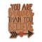 Inspirational Quotes Wooden Sticker Medium Color - Main