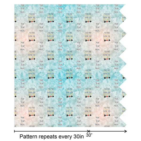 Inspirational Quotes Wrapping Paper Roll - Matte - Partial Roll