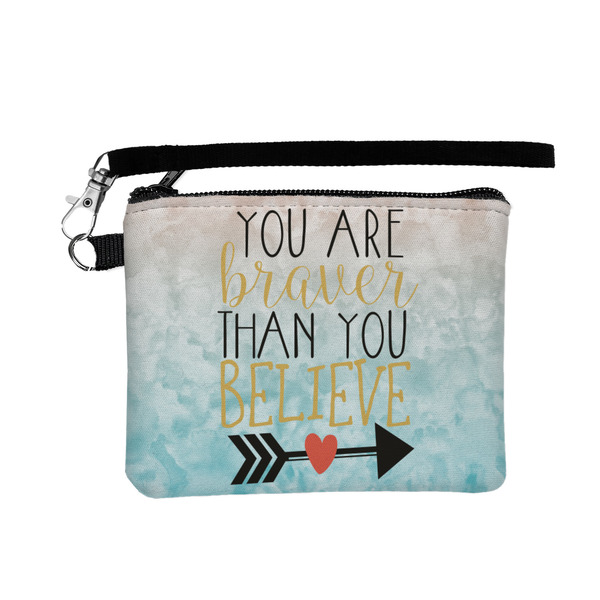 Custom Inspirational Quotes Wristlet ID Case