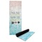 Inspirational Quotes Yoga Mat with Black Rubber Back Full Print View