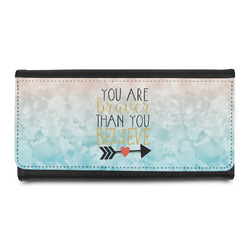 Inspirational Quotes Leatherette Ladies Wallet