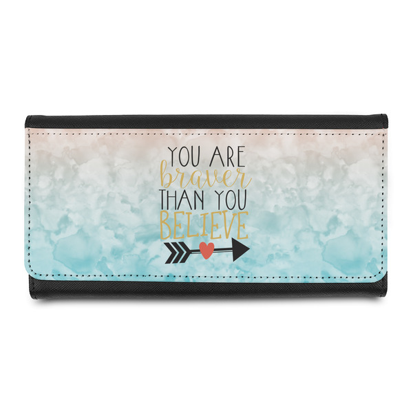 Custom Inspirational Quotes Leatherette Ladies Wallet