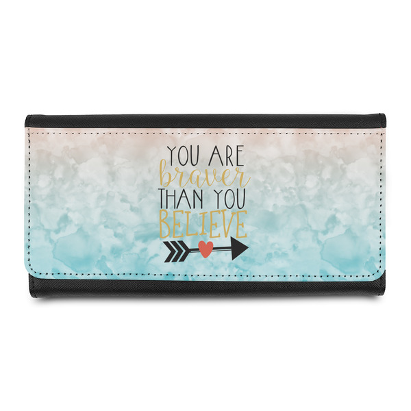 Custom Inspirational Quotes Leatherette Ladies Wallet