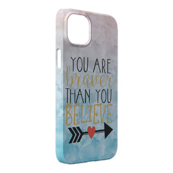 Inspirational Quotes iPhone Case - Plastic - iPhone 14 Plus