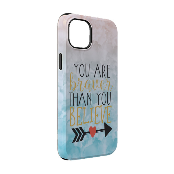 Custom Inspirational Quotes iPhone Case - Rubber Lined - iPhone 14