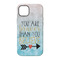 Inspirational Quotes iPhone 14 Tough Case - Back