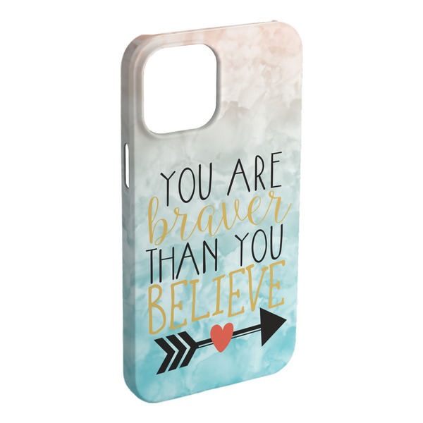Custom Inspirational Quotes iPhone Case - Plastic