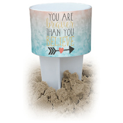 Inspirational Quotes White Beach Spiker Drink Holder