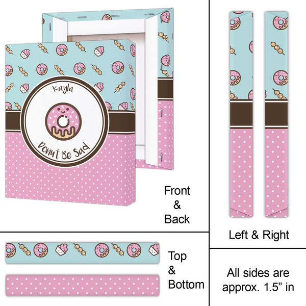 Donuts 11x14 - Canvas Print - Approval