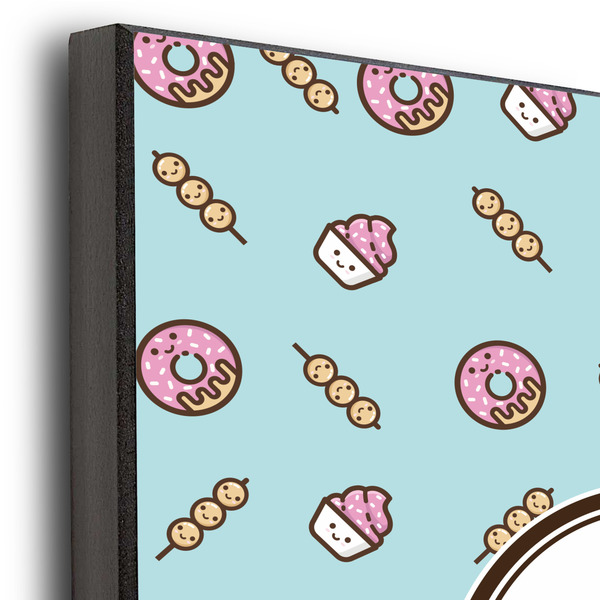 Donuts 11x14 Wood Print - Closeup