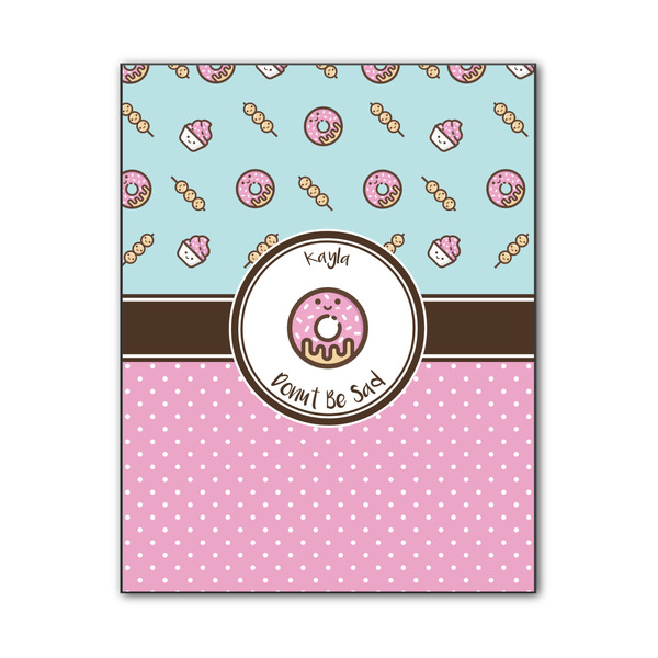 Custom Donuts Wood Print - 11x14 (Personalized)