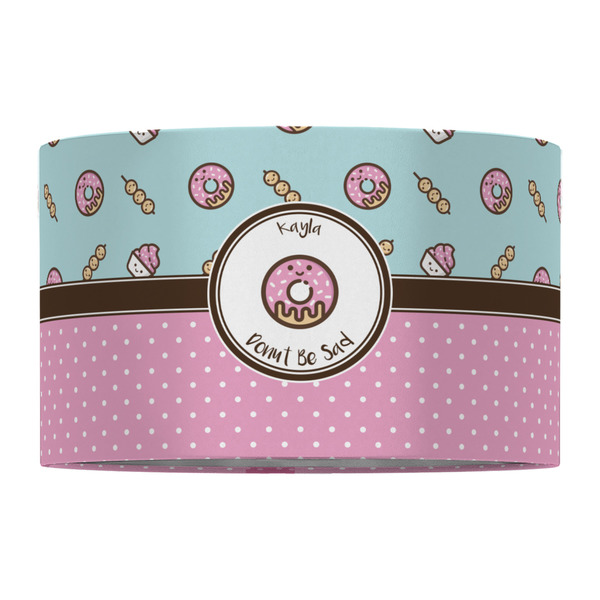 Donuts 12" Drum Lampshade - FRONT (Fabric)