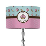 Donuts 12" Drum Lamp Shade - Fabric (Personalized)