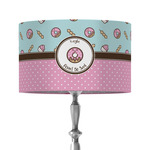 Donuts 12" Drum Lamp Shade - Fabric (Personalized)