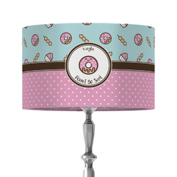 Donuts 12" Drum Lamp Shade - Fabric (Personalized)