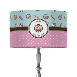Donuts 12" Drum Lamp Shade - Fabric (Personalized)