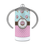 Donuts 12 oz Stainless Steel Sippy Cup (Personalized)