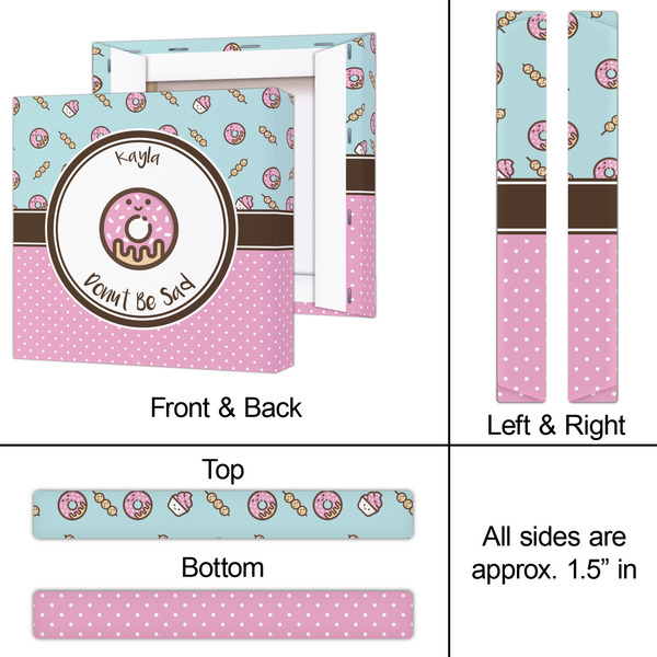 Donuts 12x12 - Canvas Print - Approval