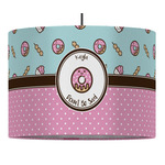 Donuts 16" Drum Pendant Lamp - Fabric (Personalized)
