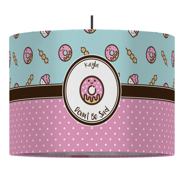 Donuts 16" Drum Lampshade - PENDANT (Fabric)