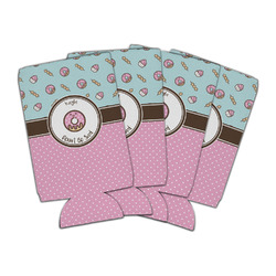 Donuts Can Cooler (16 oz) - Set of 4 (Personalized)