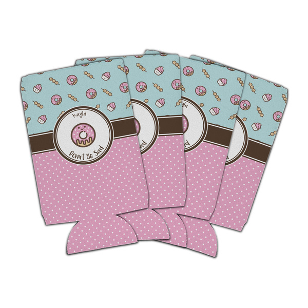 Custom Donuts Can Cooler (16 oz) - Set of 4 (Personalized)