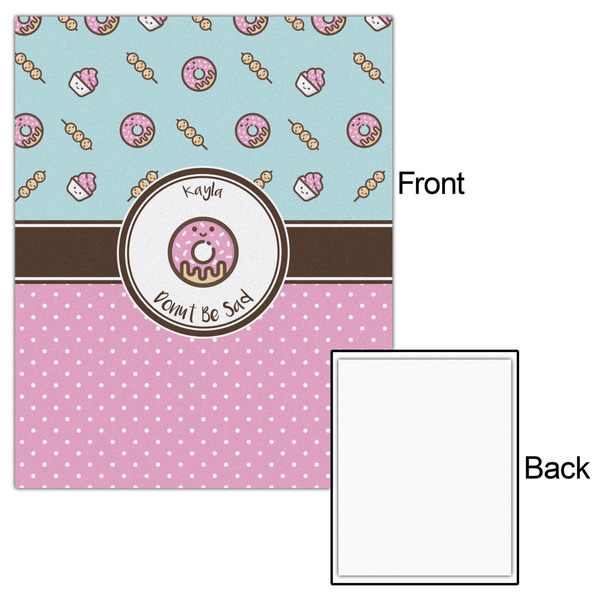 Donuts 16x20 - Matte Poster - Front & Back