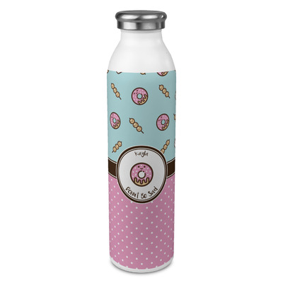 Donuts 20oz Stainless Steel Water Bottle - Full Print (Personalized)