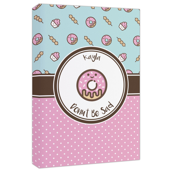 Custom Donuts Canvas Print - 20x30 (Personalized)