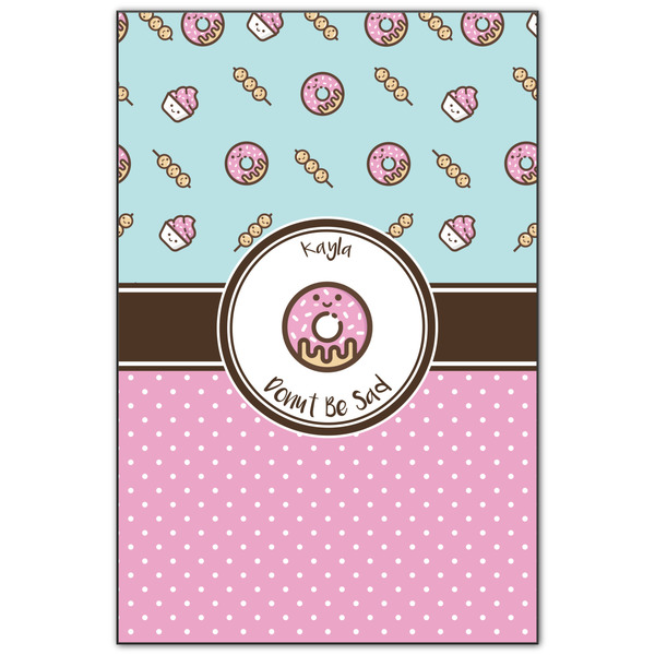 Custom Donuts Wood Print - 20x30 (Personalized)
