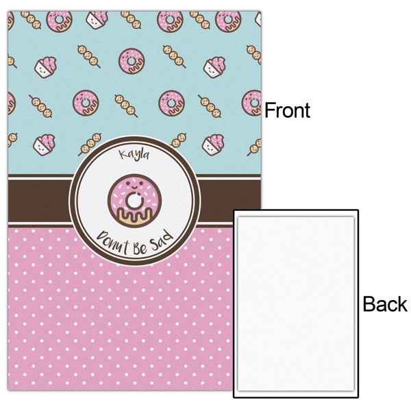 Donuts 24x36 - Matte Poster - Front & Back
