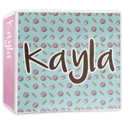 Donuts 3-Ring Binder - 3 inch (Personalized)