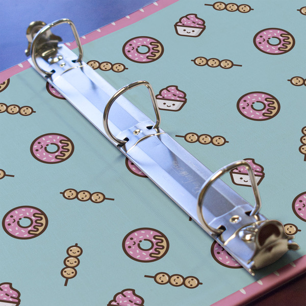 Donuts 3 Ring Binders - Full Wrap - 1" - DETAIL