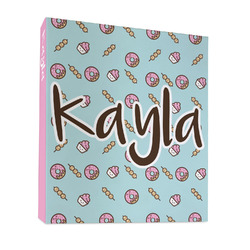 Donuts 3 Ring Binder - Full Wrap - 1" (Personalized)