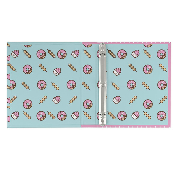 Donuts 3 Ring Binders - Full Wrap - 1" - OPEN INSIDE