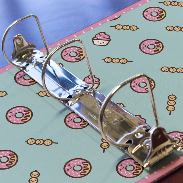 Donuts 3 Ring Binders - Full Wrap - 2" - DETAIL
