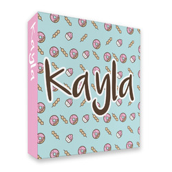 Donuts 3 Ring Binder - Full Wrap - 2" (Personalized)