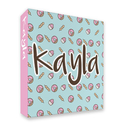 Donuts 3 Ring Binder - Full Wrap (Personalized)
