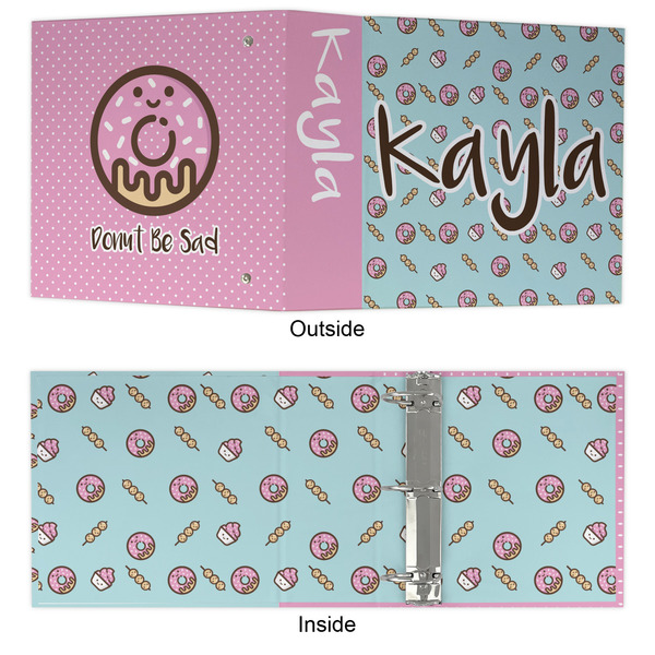 Donuts 3 Ring Binders - Full Wrap - 3" - APPROVAL