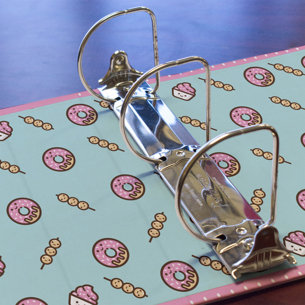 Donuts 3 Ring Binders - Full Wrap - 3" - DETAIL