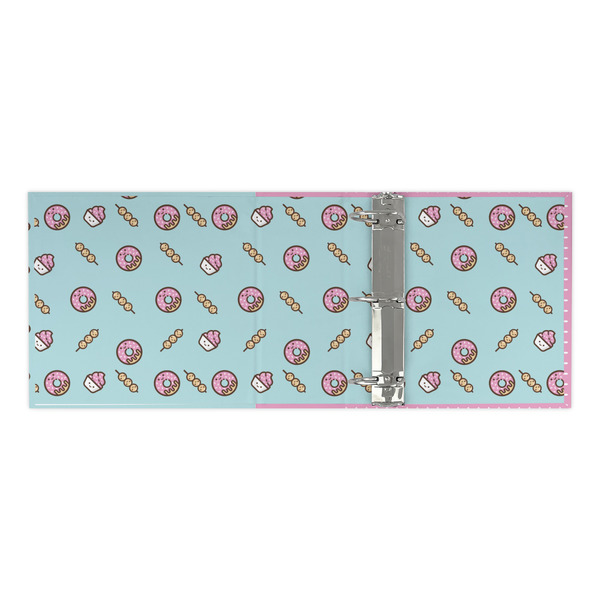 Donuts 3 Ring Binders - Full Wrap - 3" - OPEN INSIDE